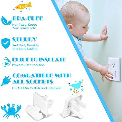 Babepai electrical socket guard installed on wall