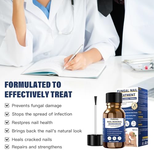 Close up of 30ml 1 Fluid Ounce Sechkiss antifungal nail restoration packaging.