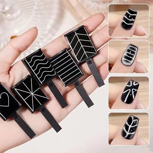 Wokoto magnetic nail art wands and sticks collection