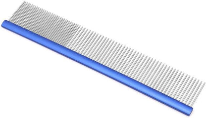 AKEnnterprises Pet Combs stainless steel dog grooming brush front view