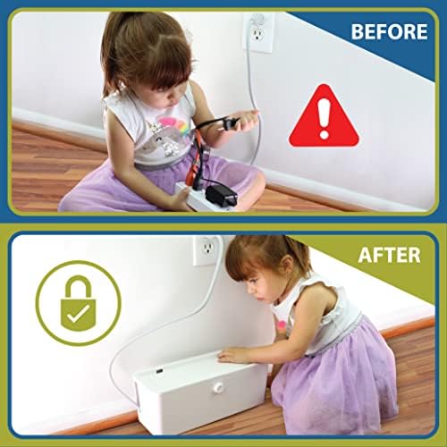 Wappa Baby childproof cover box showing the double lock mechanism