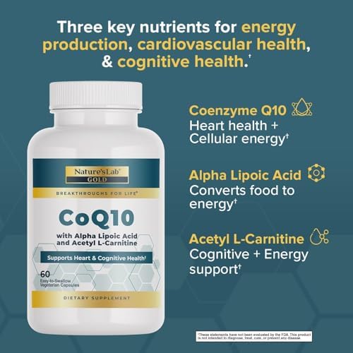 Nature's Lab high absorption heart and brain support daily dietary capsules