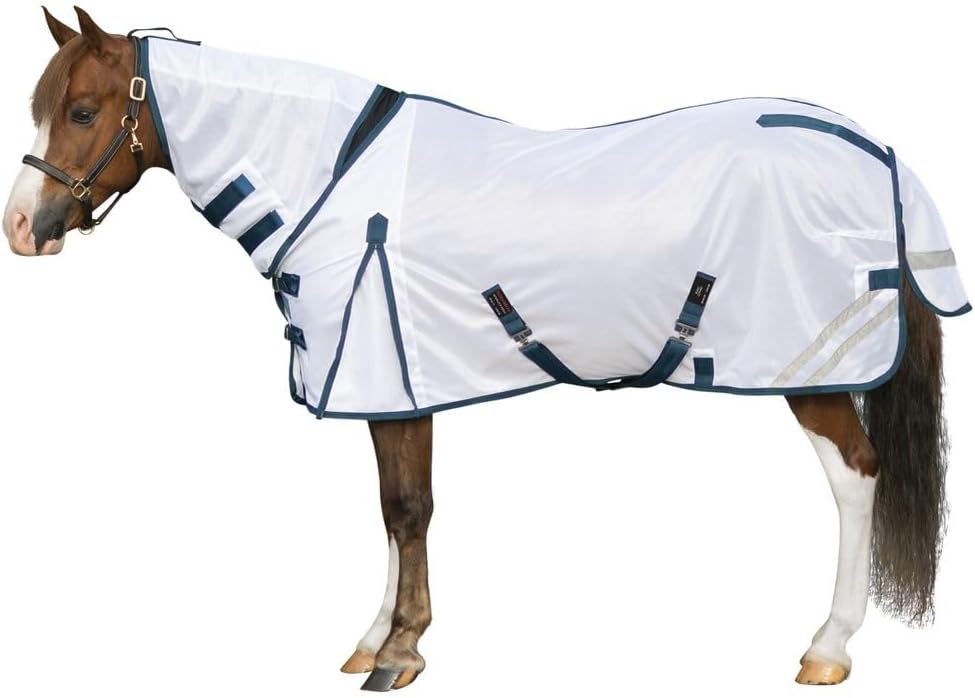Schneiders Soft Interlock Mesh II Horse Fly Sheets | Superior UV & Insect Protection | Versatile Euro Fit Option | Reflective Safety Design - Image 14