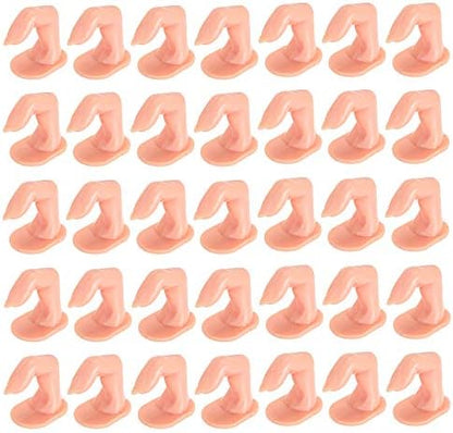 Hedume 60 pack practice fingers front view for nail art training