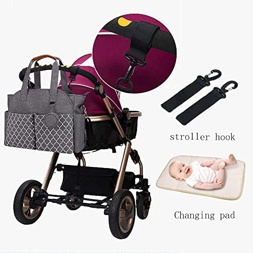 Meyteilay diaper bag matching pouch and accessories