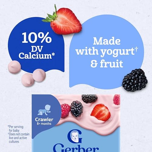 Healthy Gerber baby food melts for crawlers