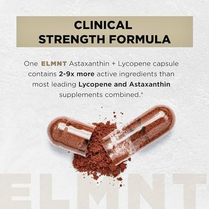 Terra Elmnt clinical strength skin health capsules displayed next to the supplement packaging