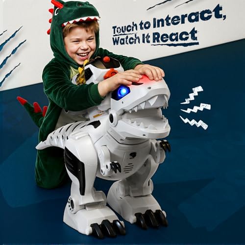Close up of Ruko 8809 robot dinosaur dart blaster
