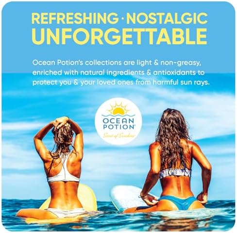 Back label of Ocean Potion soothing gel showing lidocaine and menthol ingredients