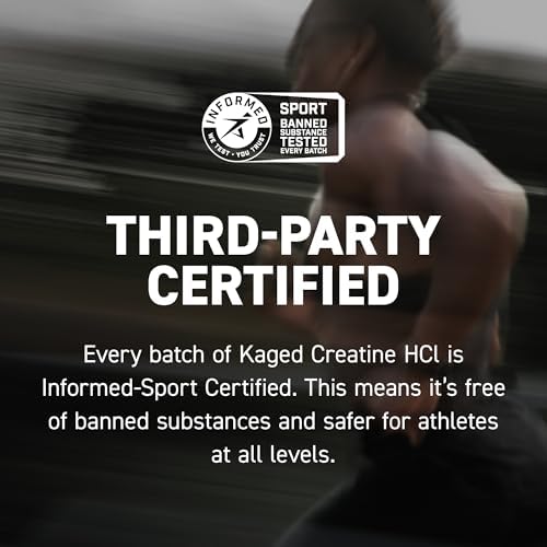 Athlete mixing Kaged creatine supplement with water in shaker