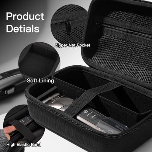 SMYV grooming kit holder loaded with various clipper guards and barber accessories
