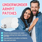 Moisture absorbing underarm pads for daily wear
