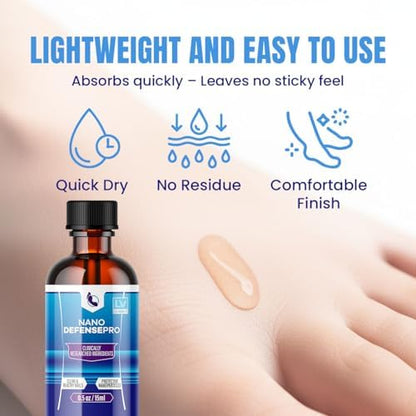 LIVORKA advanced liquid solution providing assistance with strong and clear nails