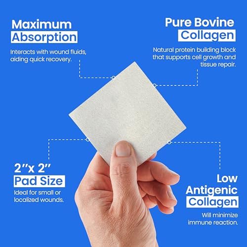 Simpurity medical grade collagen sheets for diabetic ulcers and pressure sores tissue regeneration.