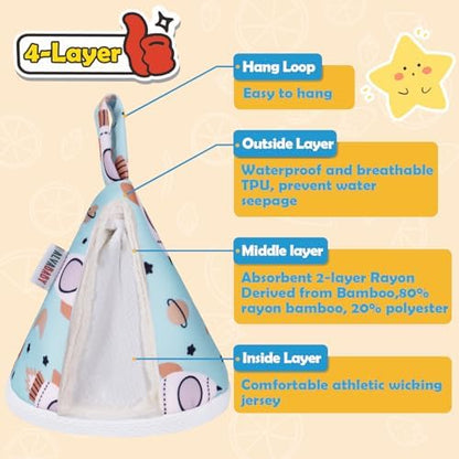 Alvababy reusable pee shield for newborns with dinosaur pattern