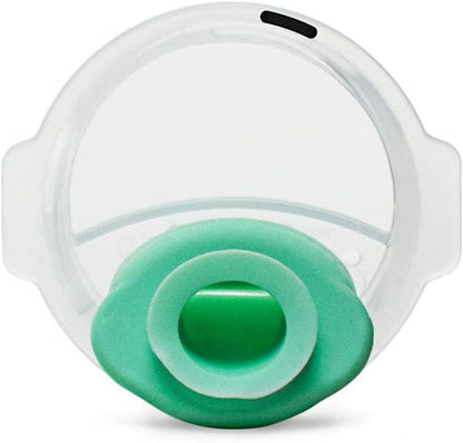 Elvie pump breast pump valve and spout kit front view showing 2 pack replacement parts