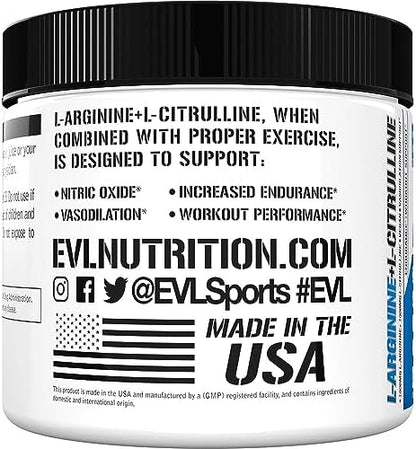 Side view of Evlution Nutrition endurance supplement bottle