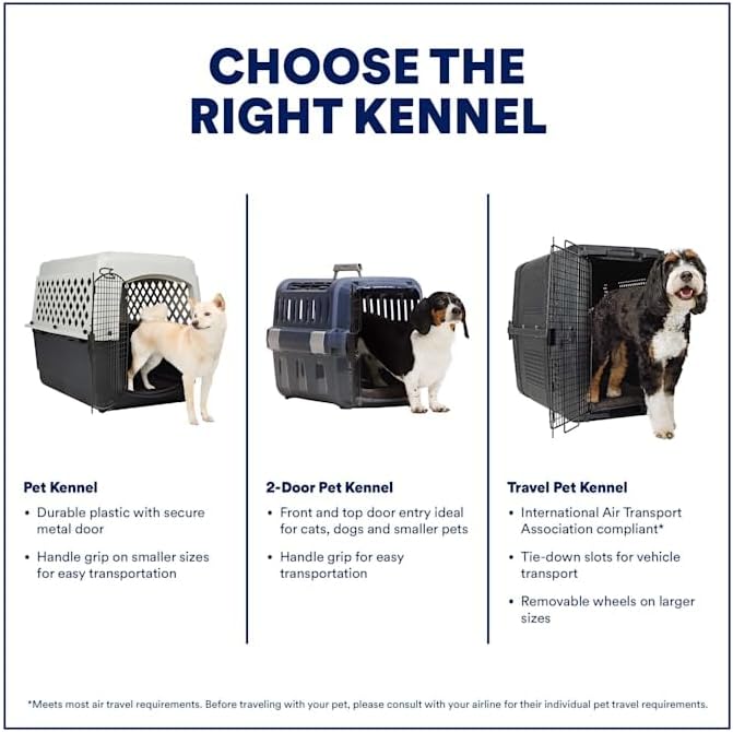 Side profile of the light grey and dark grey hard-sided pet travel crate showcasing the ventilation slots.