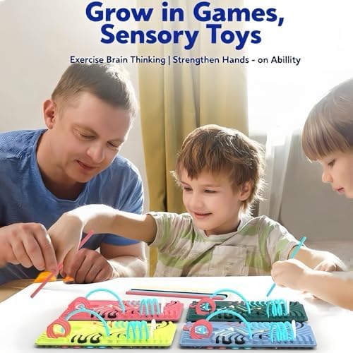 Xesakesi silicone calm down board showing tracing pegboard side for autism and ADHD relief