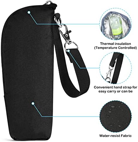 Compact baby bottle storage bag for travel and daycare