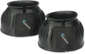 Shires ARMA horse bell boots front view black protective gear