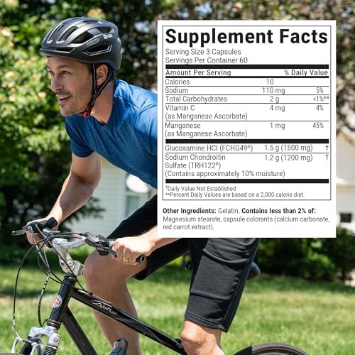 Nutramax Laboratories Cosamin® DS Joint Health Supplement with Glucosamine & Chondroitin for Adult Men & Women, Joint Supplement, 180 Capsules - Image 3
