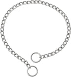 WePet puppy chain collar displaying the complete package contents for pet control.