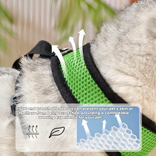 Small pet training harness with quick release buckles side view