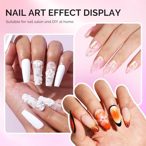 Detailed view of silicone tips for nail shaping