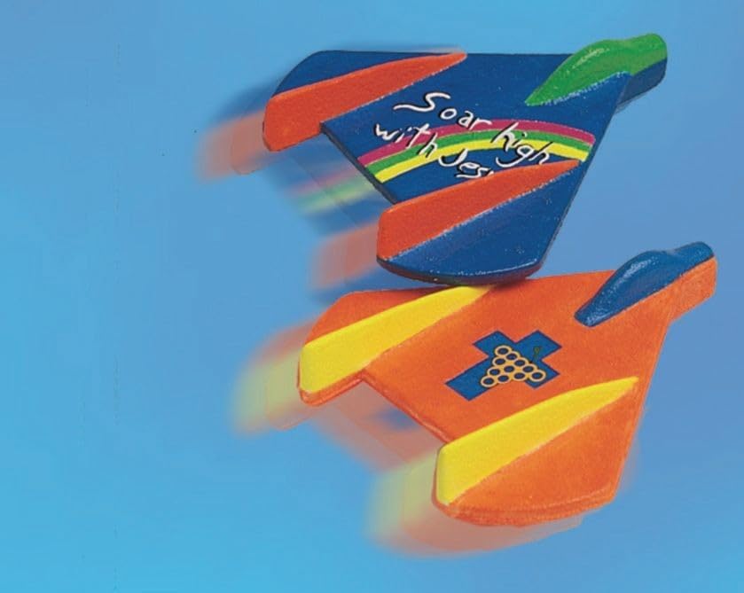 S&S Worldwide DIY paintable foam gliders group craft kit