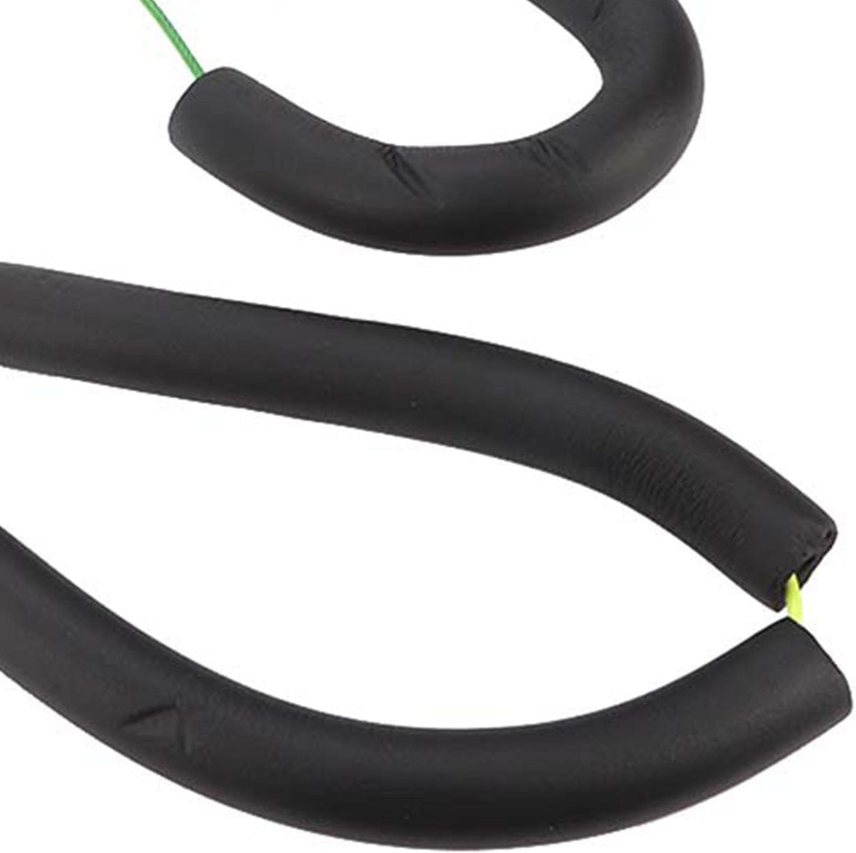 Full view of the yellow and green dog and cat wash choker leash
