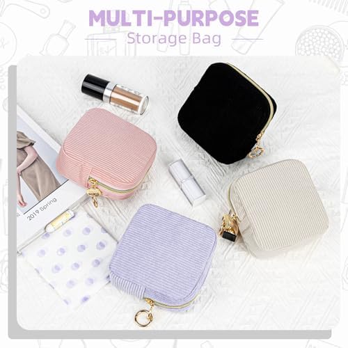 Handheld view of Playexen sanitary napkin bag showing portable size for purses.