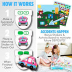 Wooden stacking vehicle blocks included in Lil Advents set