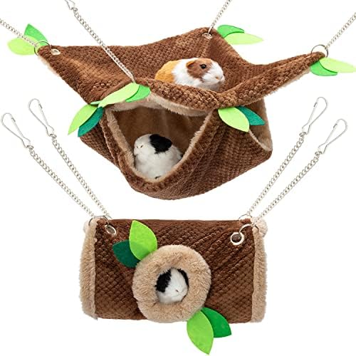 Close up of plush fleece material on small animal hammock