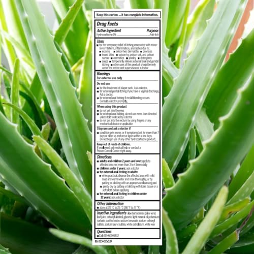 Quatriderm NF soothing aloe vera cream for insect bites and redness