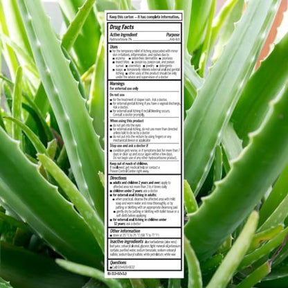 Quatriderm NF soothing aloe vera cream for insect bites and redness
