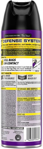 Raid flea killer non staining formula applied to home living room carpet