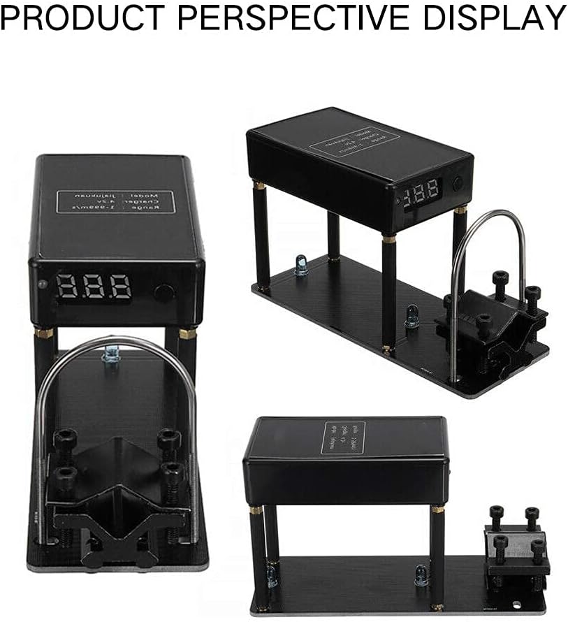 Rechargeable ballistic testing equipment showing the charging port and protective housing.