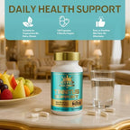 Authentic Healthgem 120 capsules dietary supplement for earache relief.