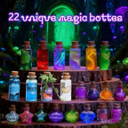 Display case and magic wand included in Tidaljam potion set