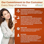 Side profile of the orange label highlighting GMP compliance and ingredients