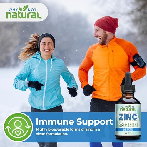 Non-GMO liquid zinc sulfate alternative for men and women by Why Not Natural