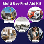 ProHeal 111 essential first aid supplies laid out for inspection