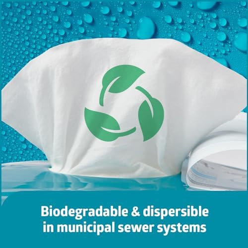 Medline ReadyFlush soft pack with resealable flip top lid