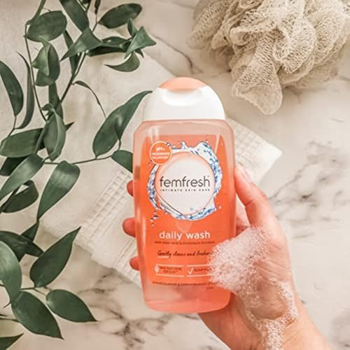 USA imported Femfresh daily wash for pH balanced intimate care.