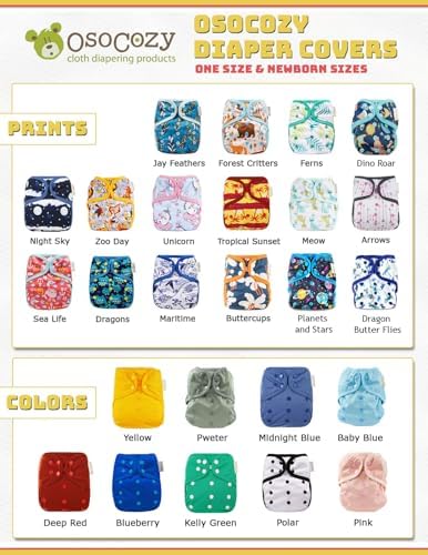 OsoCozy branded packaging and diaper cover product