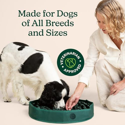 Reggie Interactive Dog Puzzle Mat being used by dog