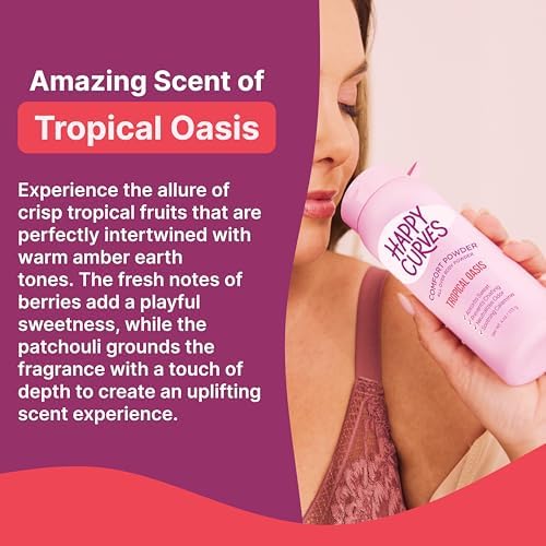 Happy Curves inner thigh chafing protection powder for summer