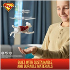Detail view of Superman logo on Flying Krypto collar