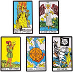 Vitacera tarot deck with included English guidebook and linen storage bag